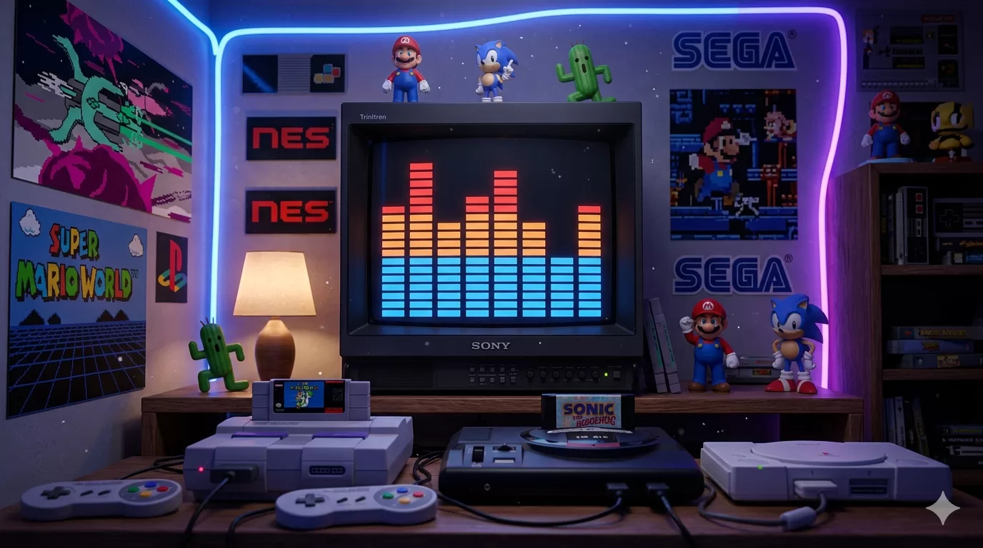 Sons clássicos dos games retrô