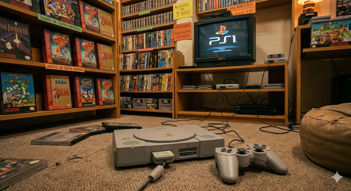 Como funcionavam os Memory Cards do PS1